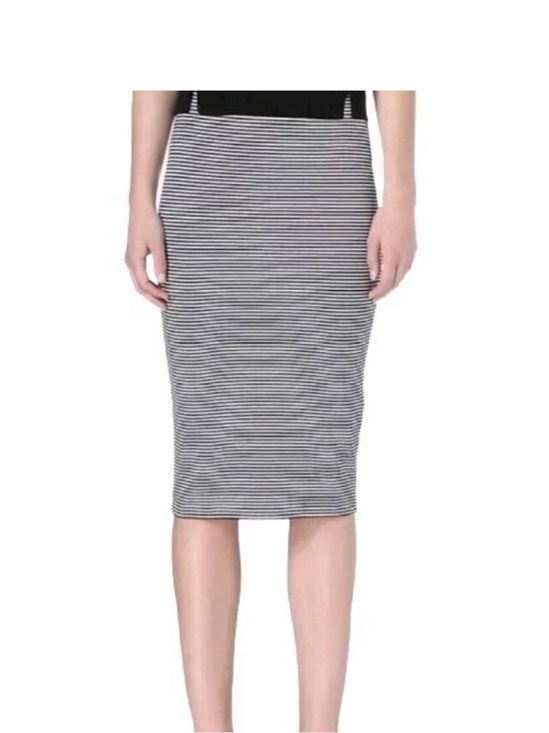 Alice + Olivia Dresses & Skirts - Alice +Olivia Black & White Stripped Pencil Mid Skirt 4